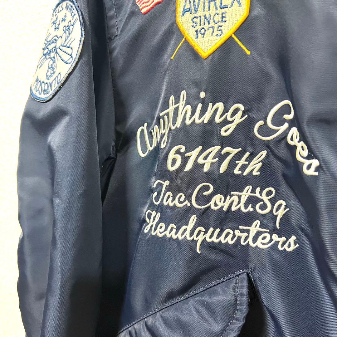 【極美品】AVIREX フライトジャケット L-2A 5th AIR FORCE