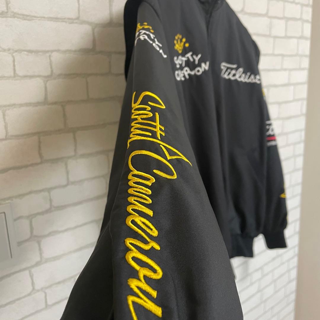 タイトリスト　スコッティキャメロン　ブルゾン　ジャケット　黒Lサイズ　ゴルフ