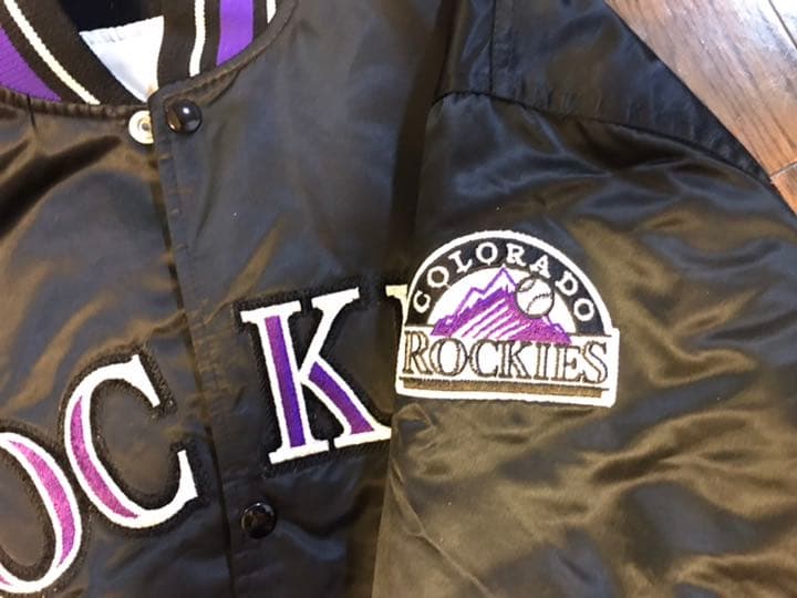 スターター　コロラドロッキーズ　刺繍入りスタジャン
