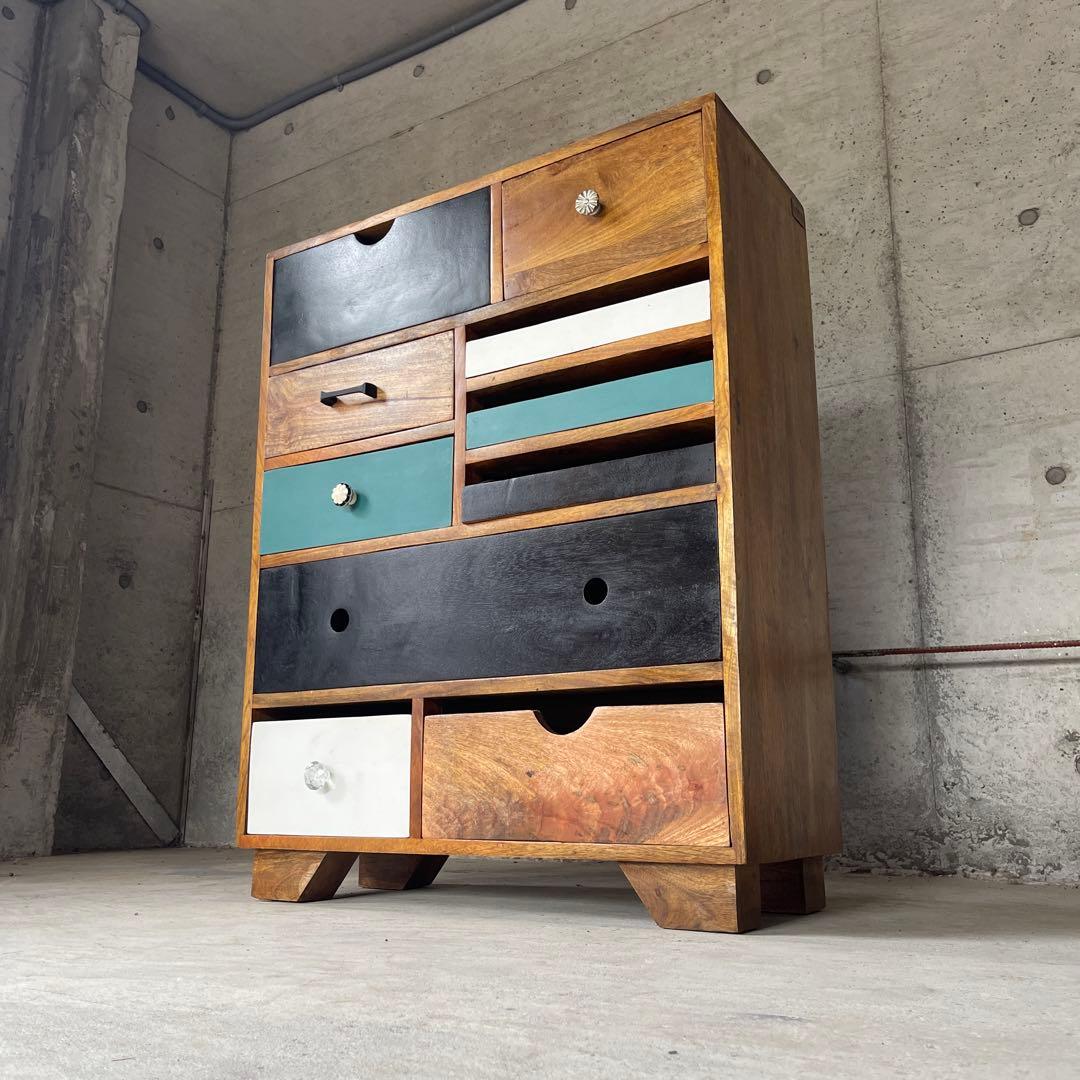 【廃番】美品　KARE ババロウ　10 Drawer ドレッサー　キャビネット