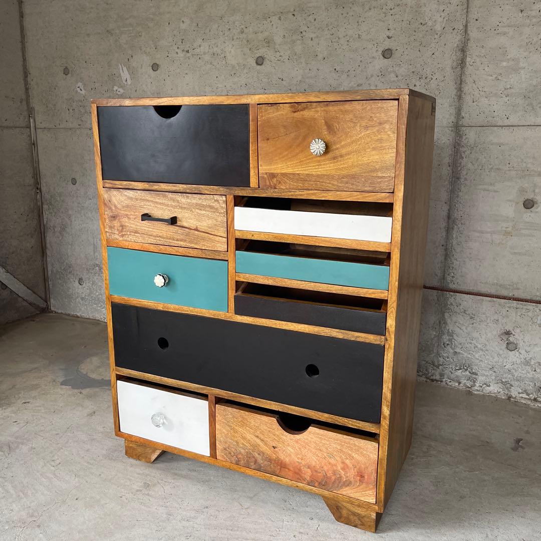 【廃番】美品　KARE ババロウ　10 Drawer ドレッサー　キャビネット