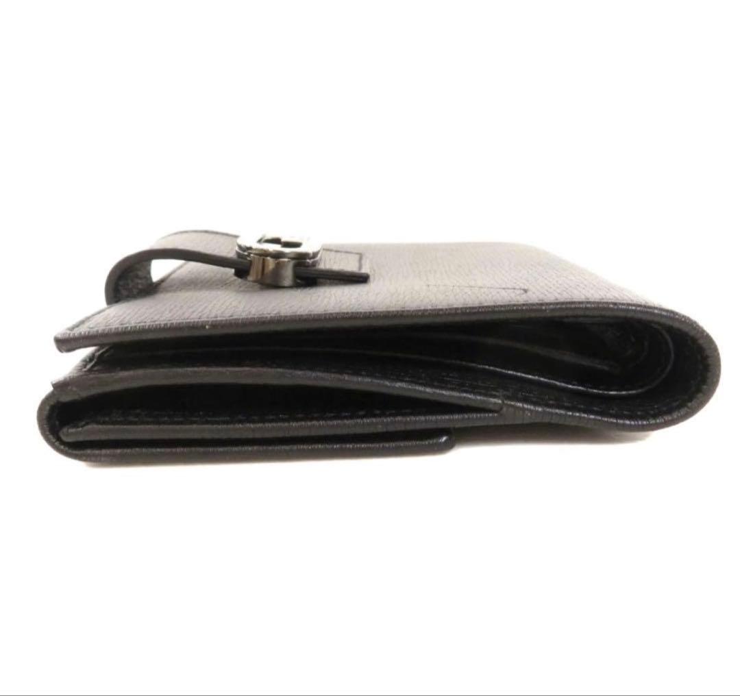 (美品)GUCCI（グッチ）のダブルGインターロッキング金具付き二つ折り財布