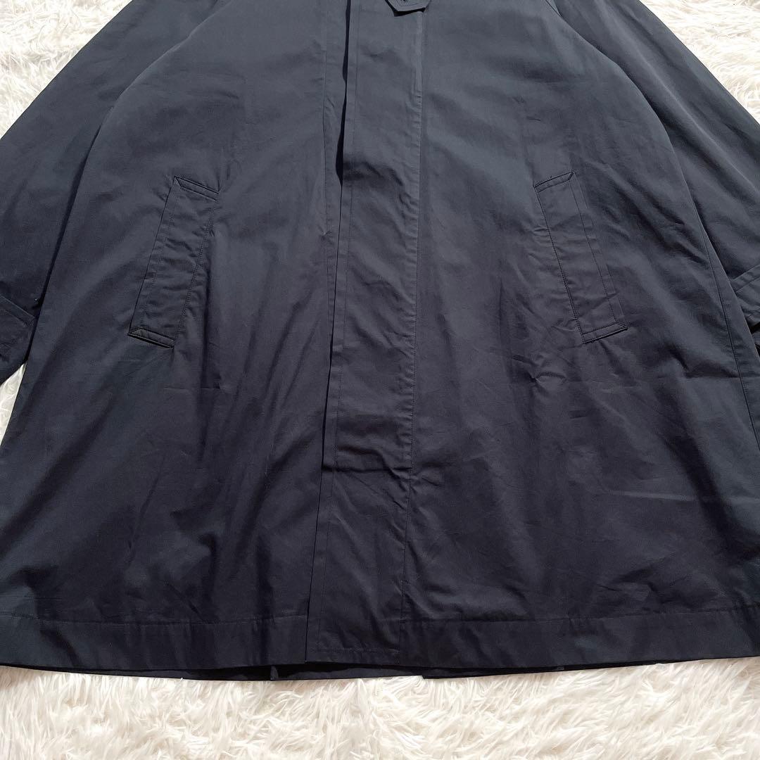 TOUJOUR トゥジュー　ステンカラー ハーフフィールド コート ネイビー