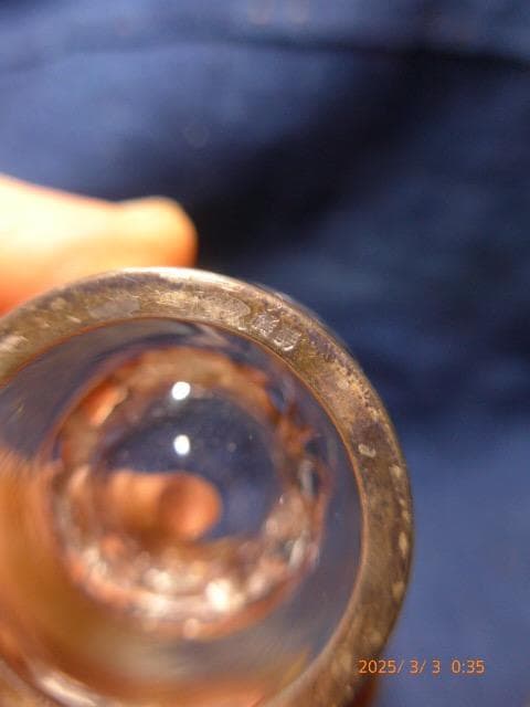 純銀のカバーのついたコップ3点セットです。未使用です