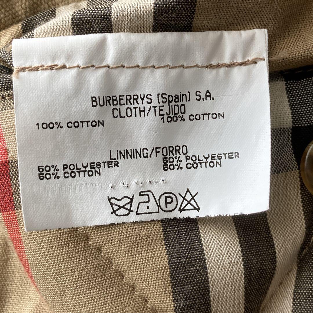 【希少】90sバーバリー ハンティングジャケット 襟コーデュロイ