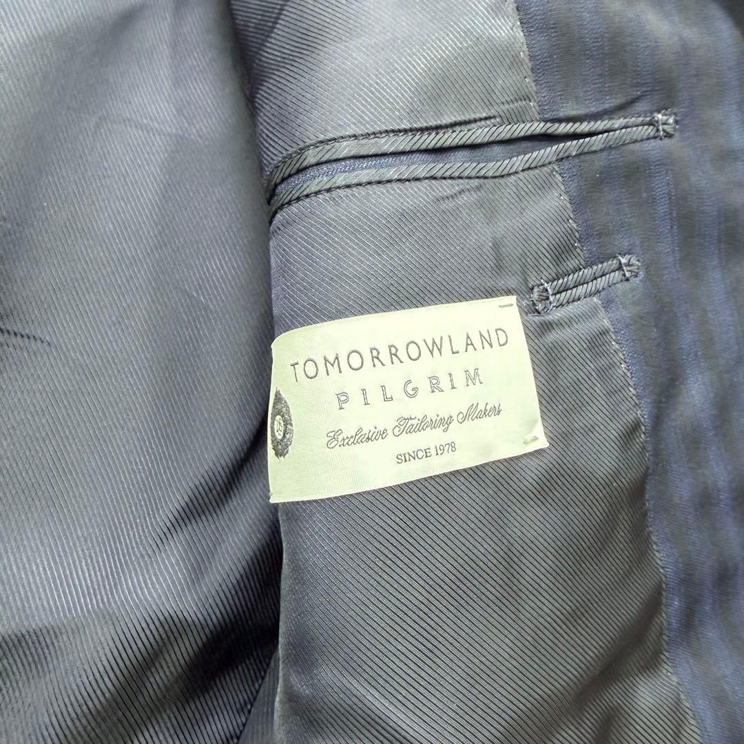 極美品 トゥモローランド ピルグリム ゼニア 大きい XL ネイビー 段返り