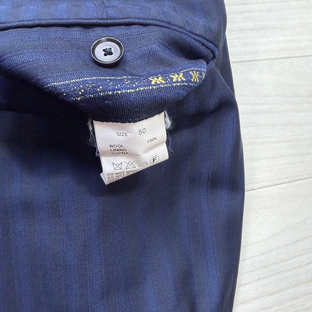 極美品 トゥモローランド ピルグリム ゼニア 大きい XL ネイビー 段返り