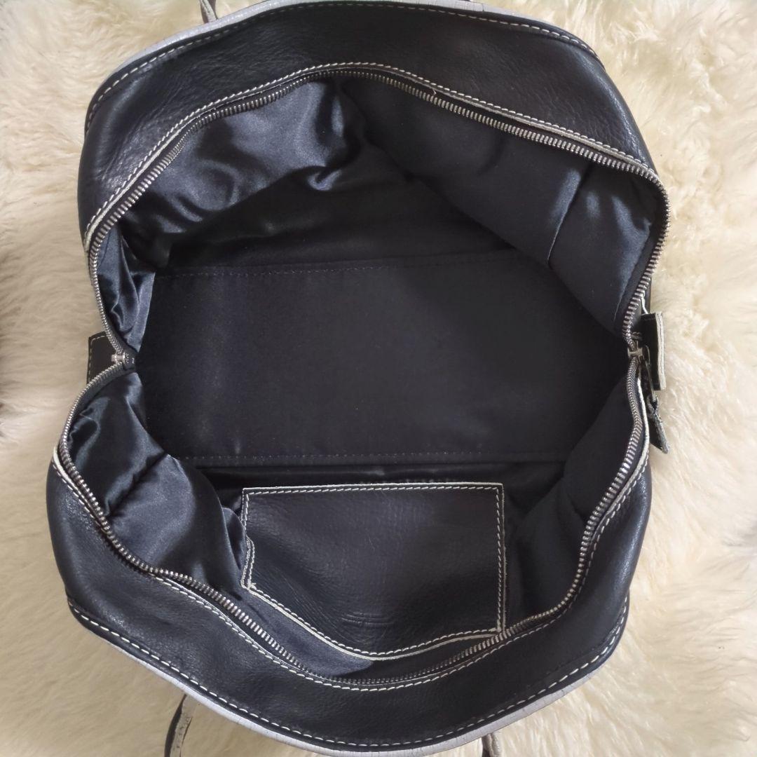 入手困難◆NUMBER(N)INE◆本革 ハンドバッグ riri製 黒 USA製