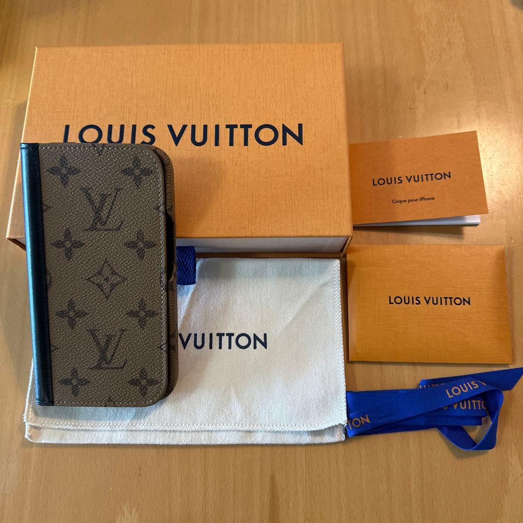 LOUIS VUITTON ルイヴィトン　手帳型iPhone14 PRO ケース