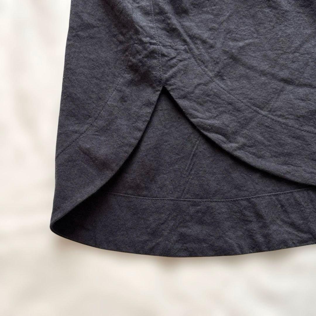 新品 コットンハウスアヤ ピックアップ 綿 麻 長袖 ワンピース ゆったり