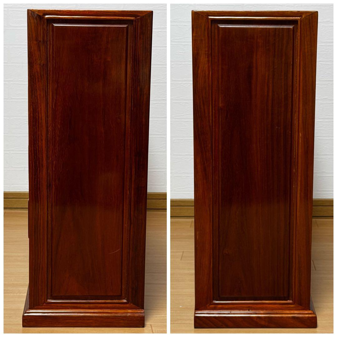 高級銘木 唐木 花梨 無垢材 小箪笥 薬箪笥 薬棚 タンス チェスト 小引き出し