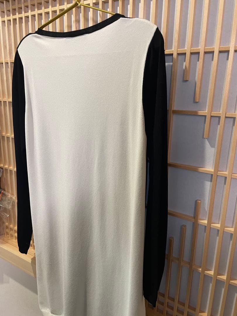 MaxMaraStudio 黒白 チュニック 長袖　L