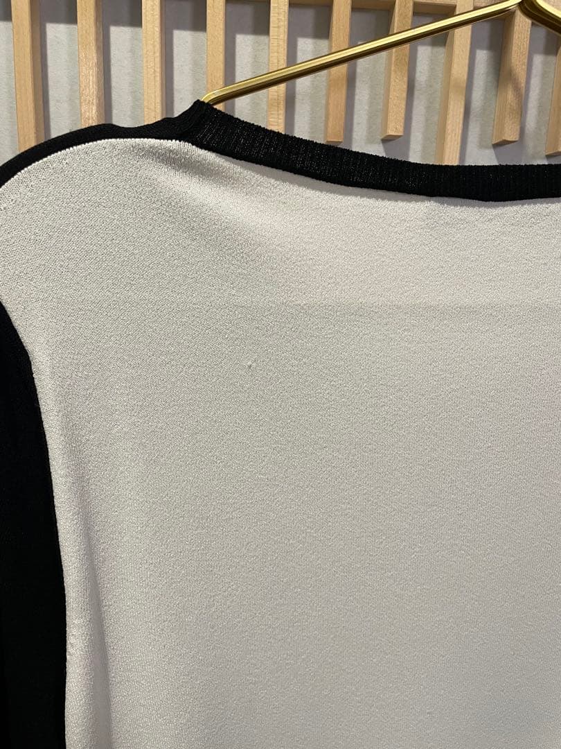 MaxMaraStudio 黒白 チュニック 長袖　L