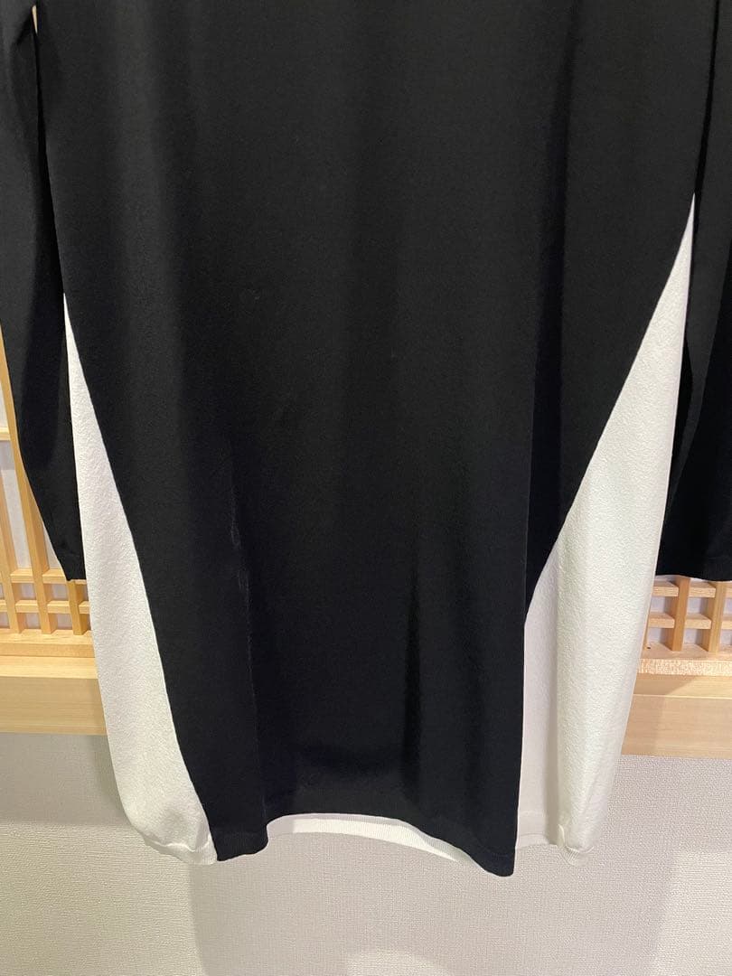 MaxMaraStudio 黒白 チュニック 長袖　L