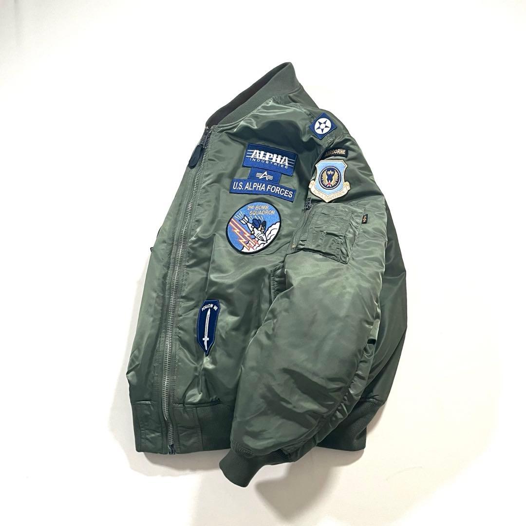 【極美品】ALPHA INDUSTRIES×中田商店　MA-1 ジャケット　別注