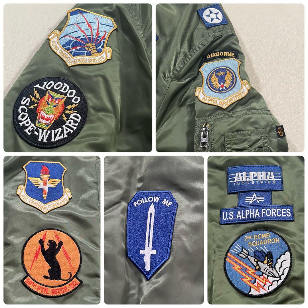 【極美品】ALPHA INDUSTRIES×中田商店　MA-1 ジャケット　別注