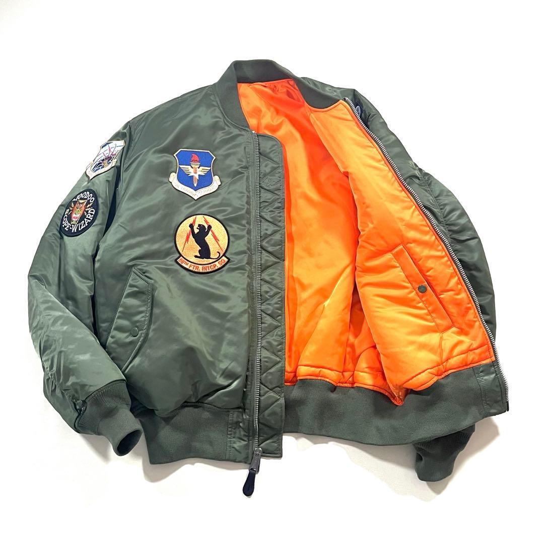 【極美品】ALPHA INDUSTRIES×中田商店　MA-1 ジャケット　別注