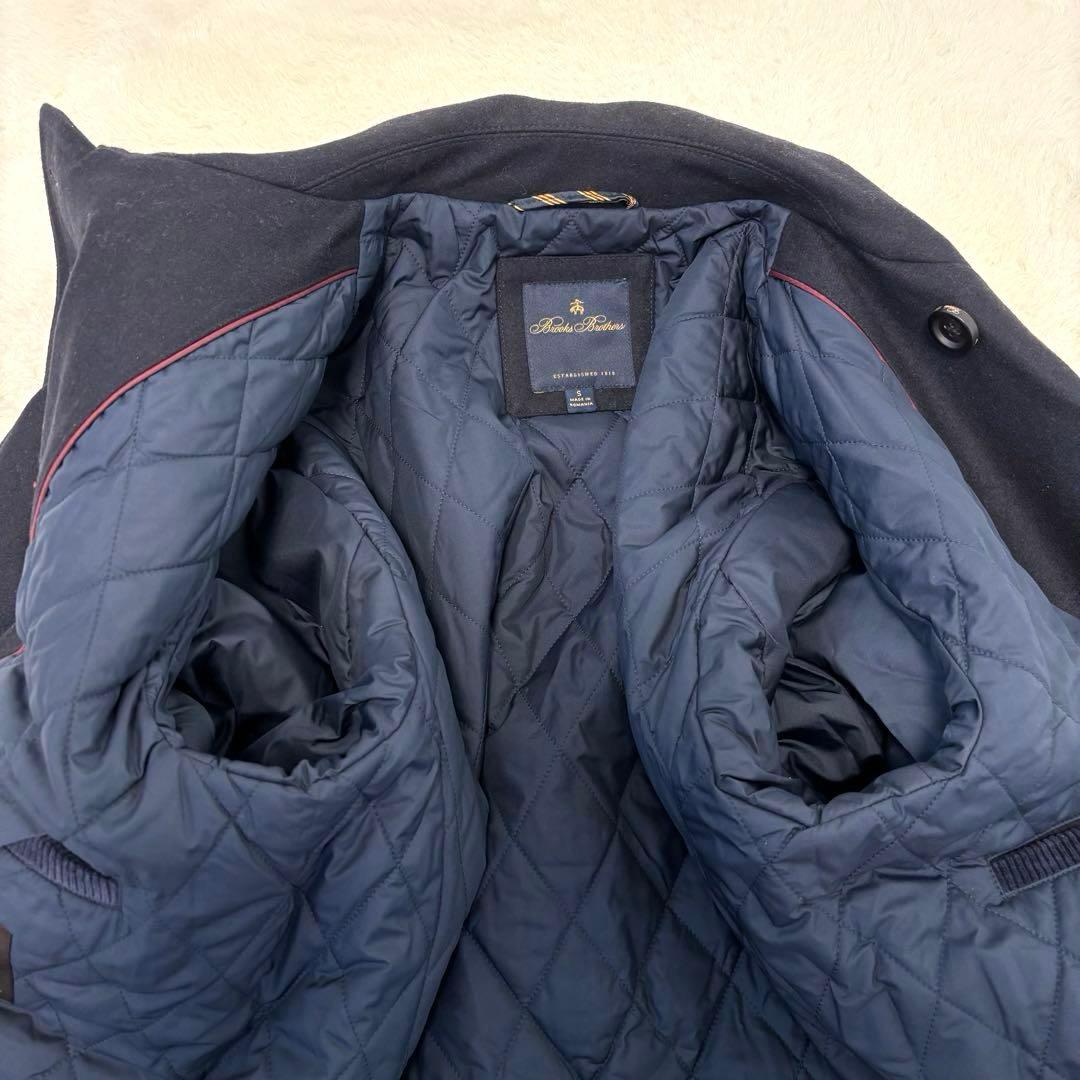 美品 ブルックスブラザーズ 現行 バクスターピーコート カノニコ キルティング