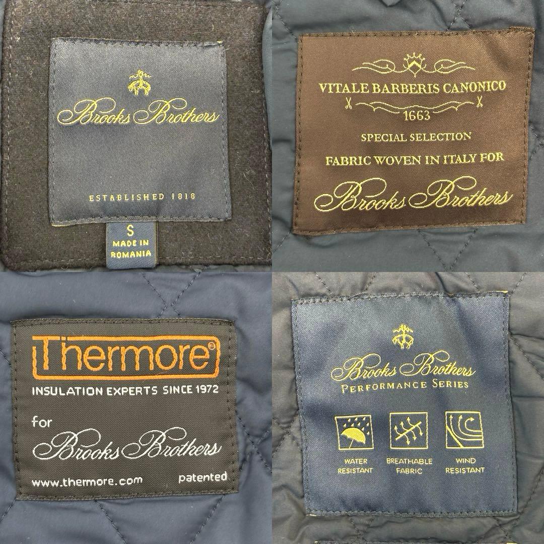 美品 ブルックスブラザーズ 現行 バクスターピーコート カノニコ キルティング