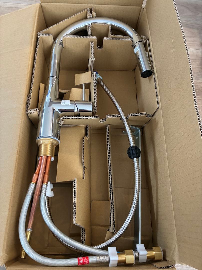 【美品】キッチン用水栓　KVK CH18 KM6061ECCL