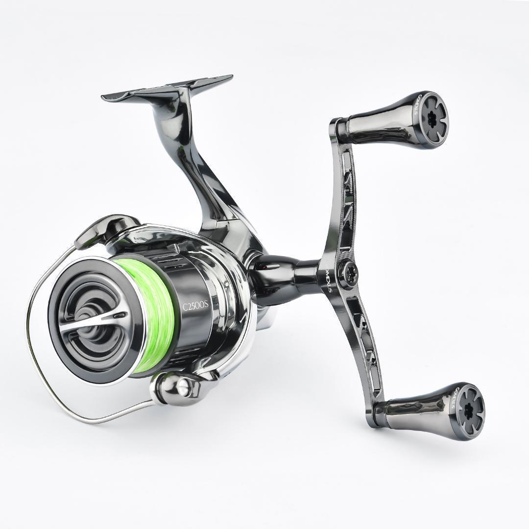 ゴメクサス　ダブルハンドル　T20チタンノブ　98mm シマノ　ステラカラー