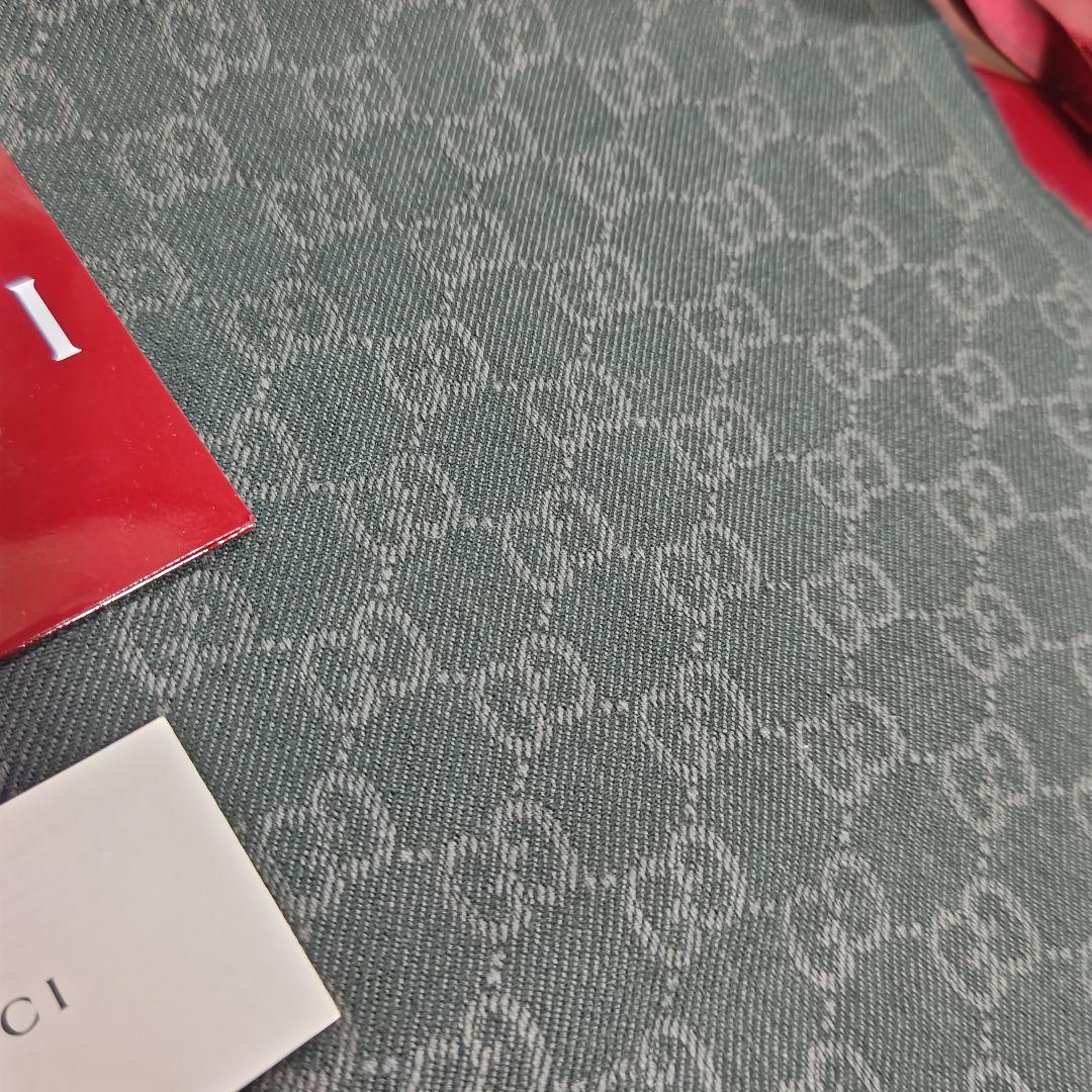 ❤新品箱袋付❤最高級ウール❤GUCCI マフラー ストール スカーフ❤グリーン❤