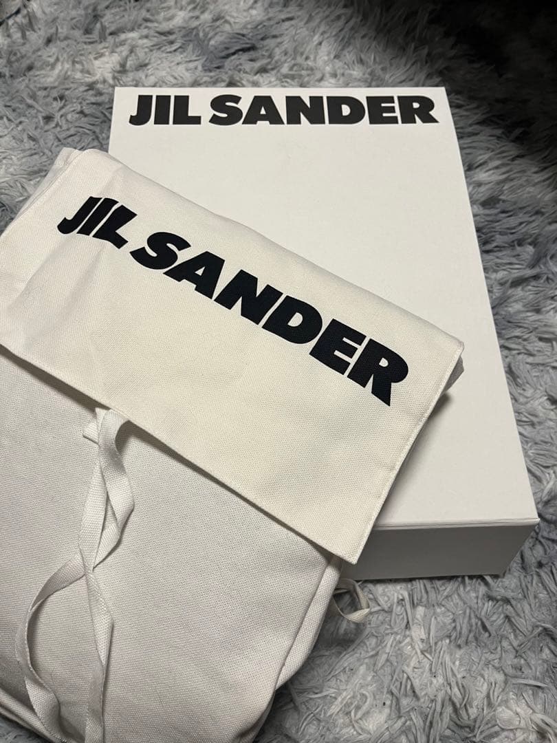 JIL SANDER チェック柄マフラー