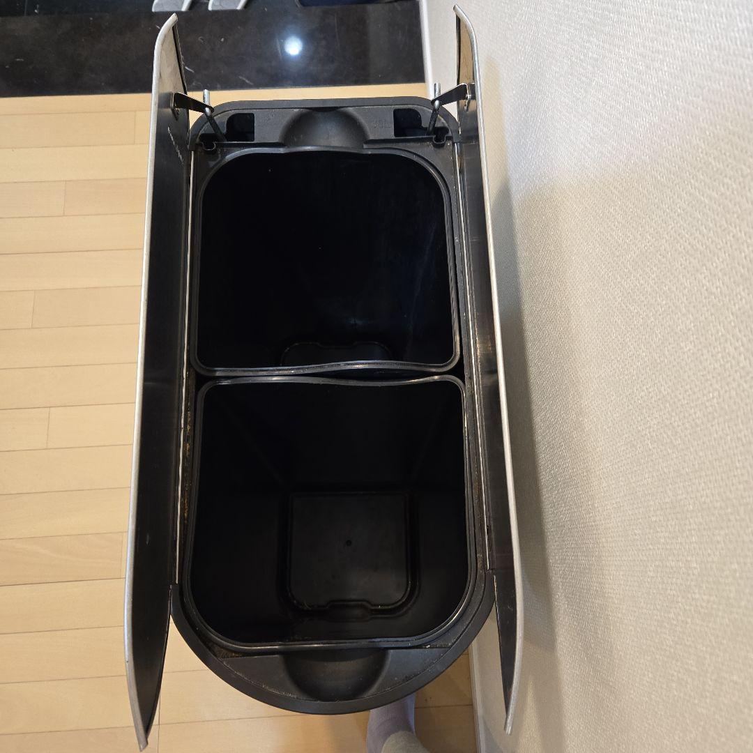 simplehuman シンプルヒューマン 40L ステンレス製 分別　ごみ箱