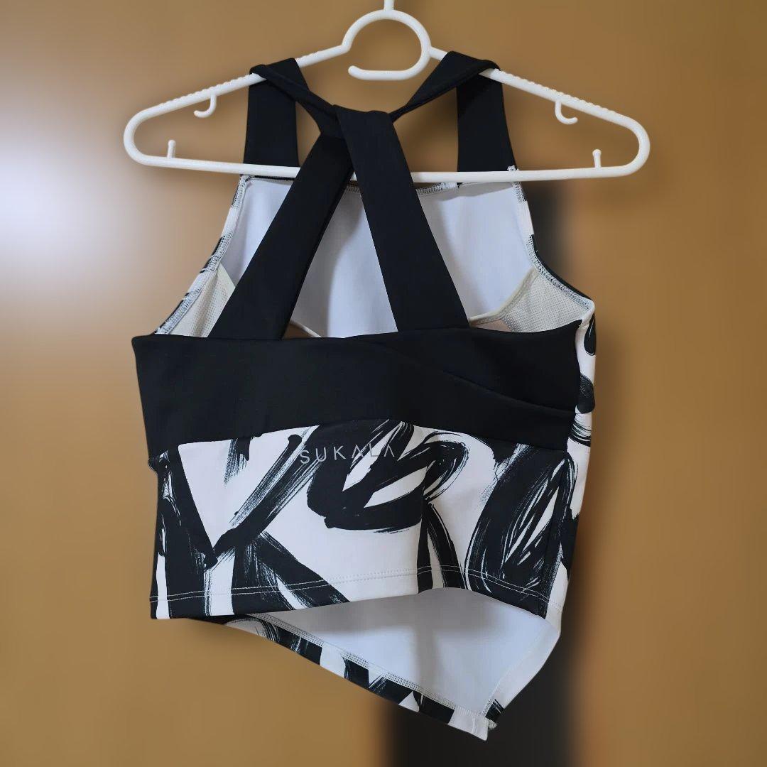 SUKALA ヨガウェア クロスバック 　大人気　ハート柄