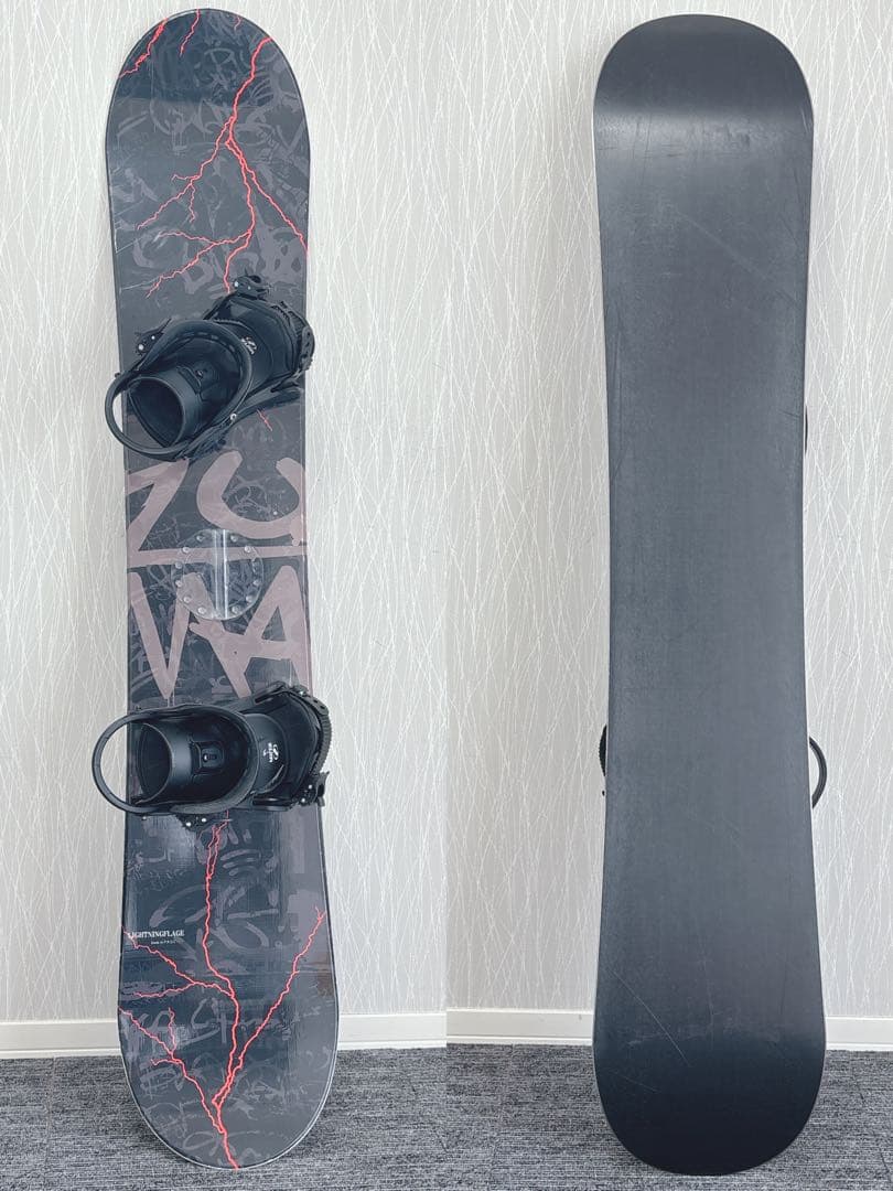 35超豪華❗️ZUMA メンズスノーボードセット★スノボ153cm+ビン付