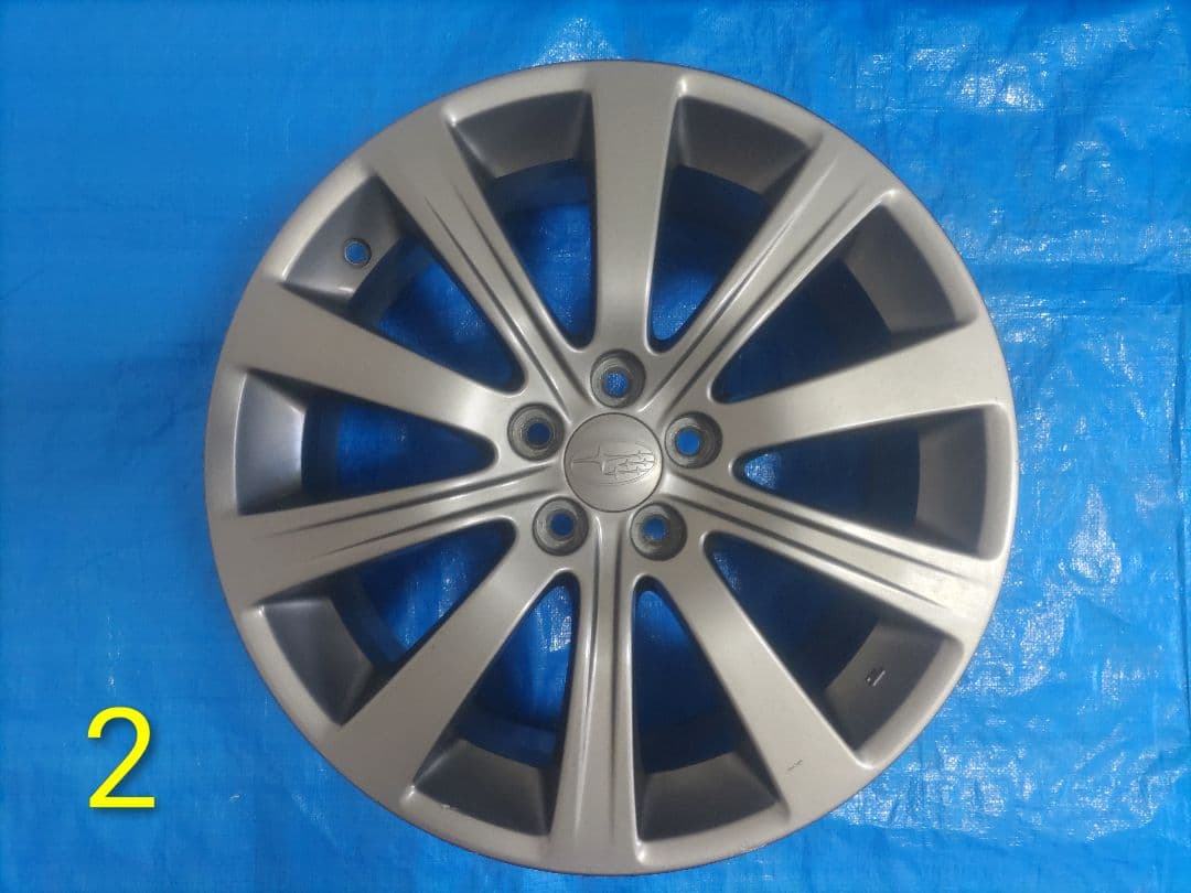 スバル純正　シルバーアルミホイール　17インチ　4本