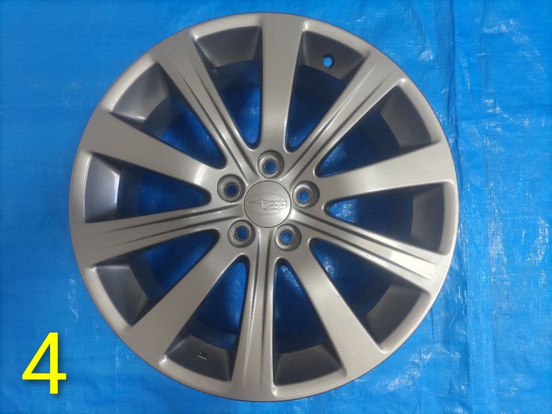 スバル純正　シルバーアルミホイール　17インチ　4本