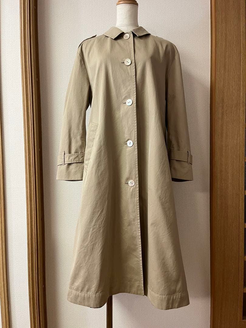 美品◇ポルテデブトン◇リバティトレンチ◇ポピー柄◇