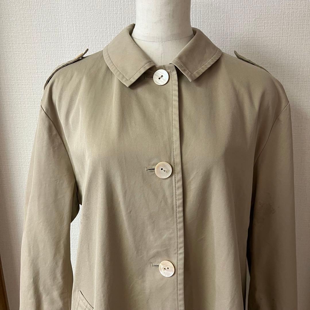 美品◇ポルテデブトン◇リバティトレンチ◇ポピー柄◇