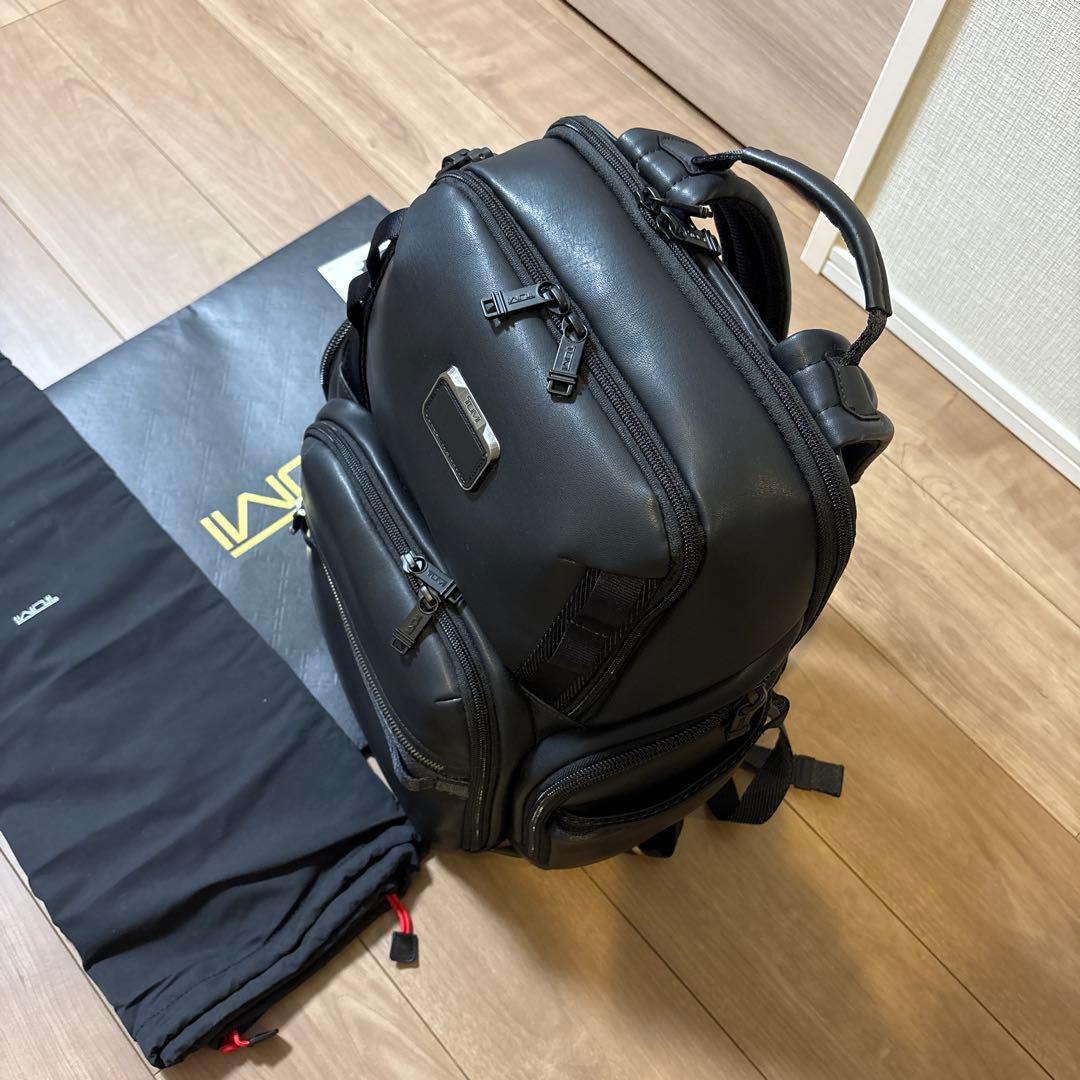 TUMI ALPHA BRAVO サーチ バックパック リュック レザー