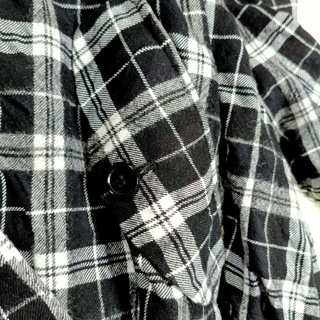 23AW美品✨タオコムデギャルソン現行 ウール縮絨 チェックドレスコート　S