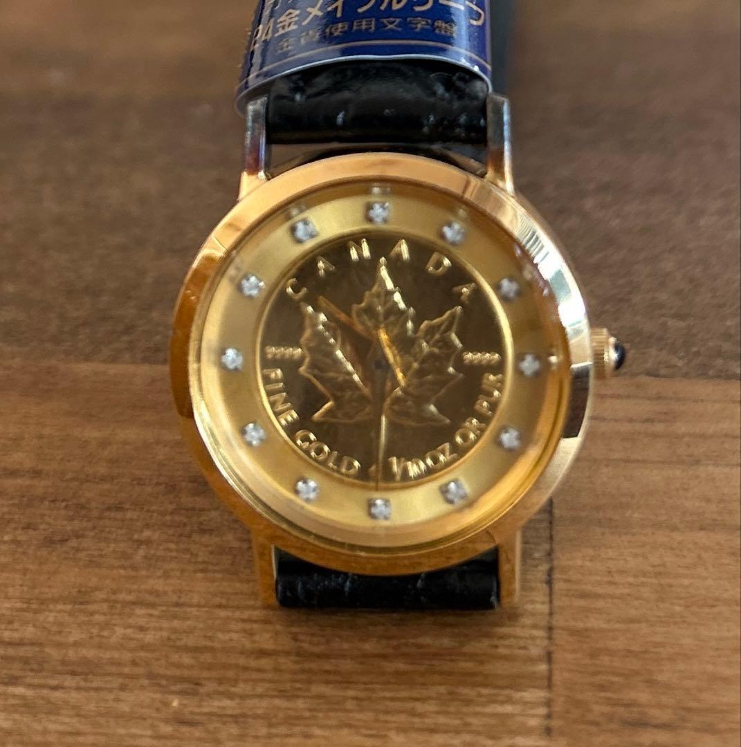 HILTON/ヒルトン ウォッチ メイプルリーフ金貨1/10oz