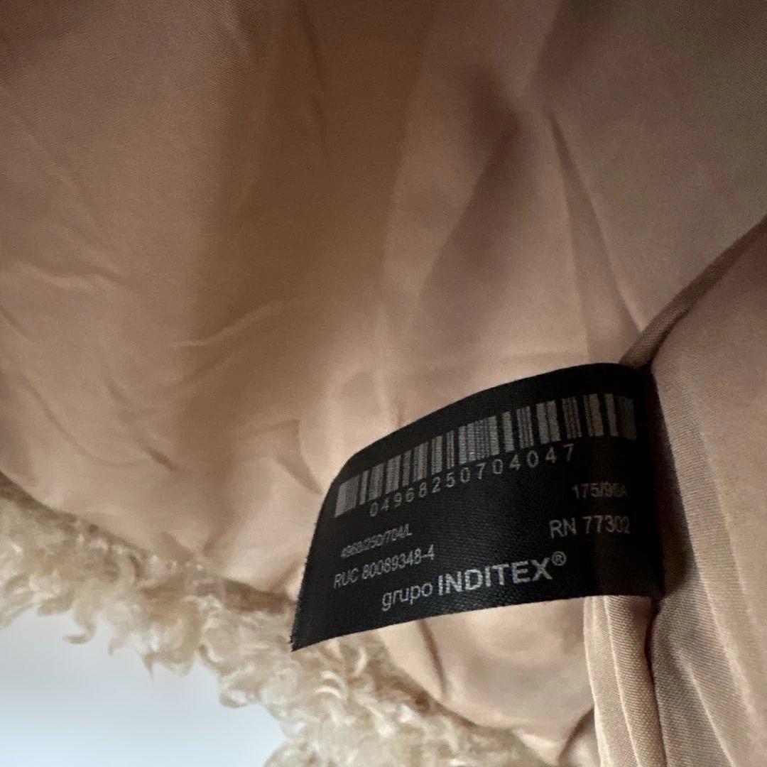 ZARA トグルボタン フェイクファージャケット L