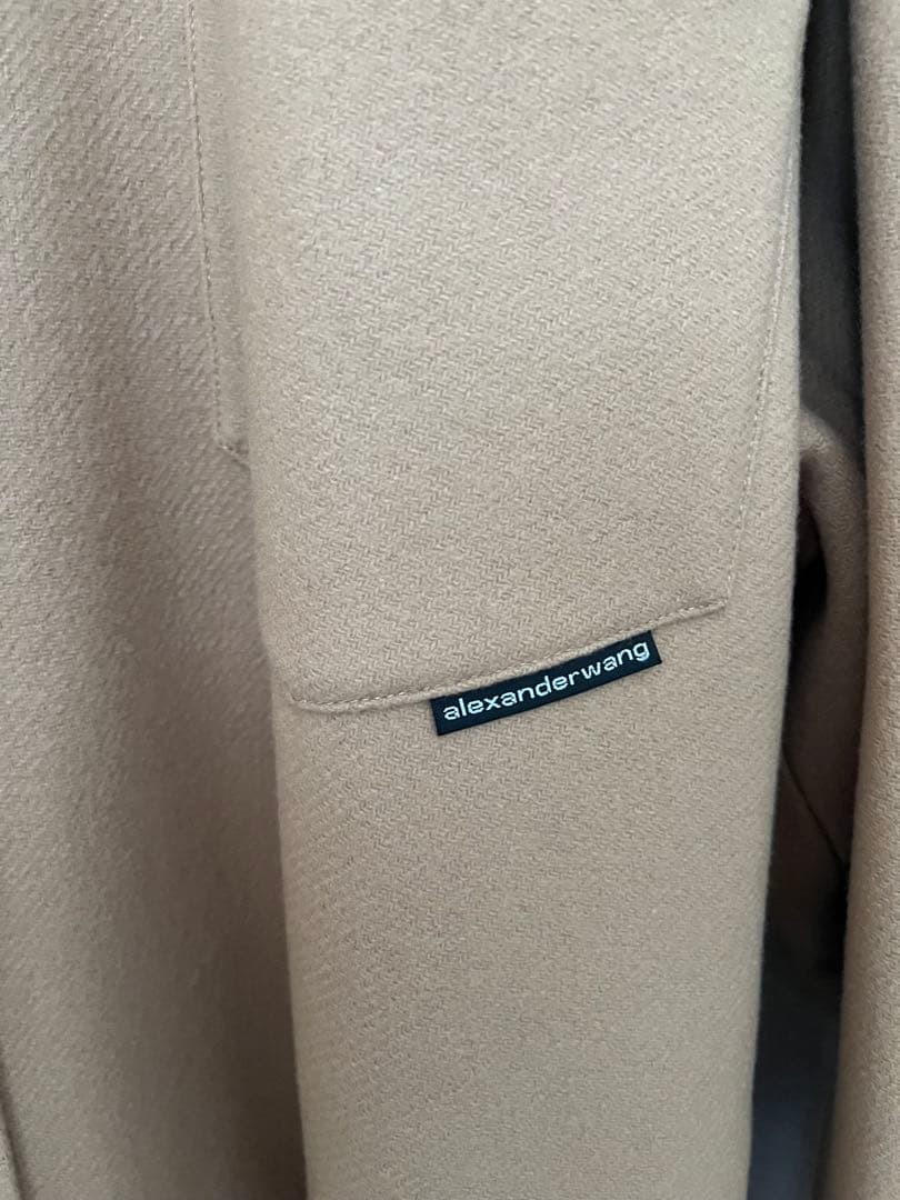 アレキサンダーワン　ベージュオーバーサイズシャツコート