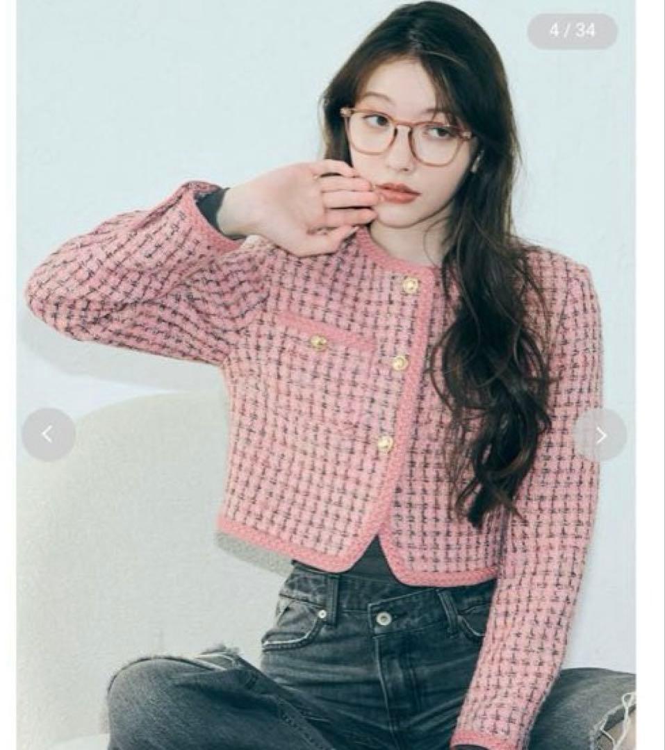 LILY BROWN（リリー ブラウン） ツイードショートジャケット