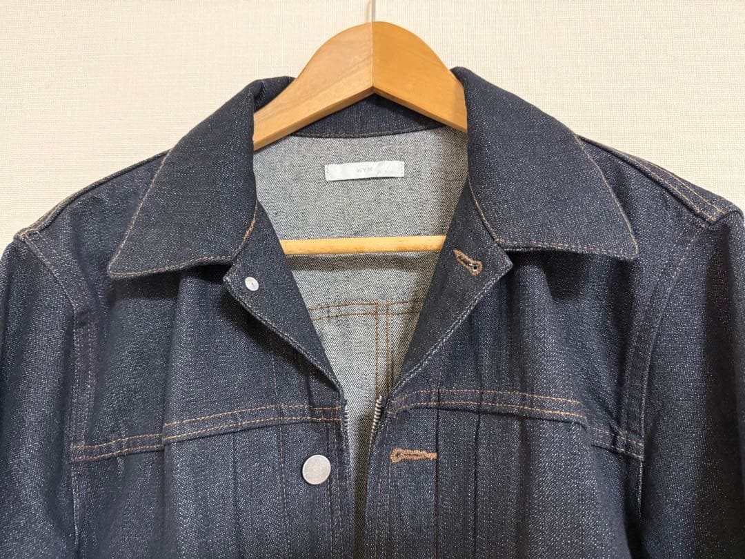 ジャケット・アウター DENIM CROPPED ZIP TRUCKER JK