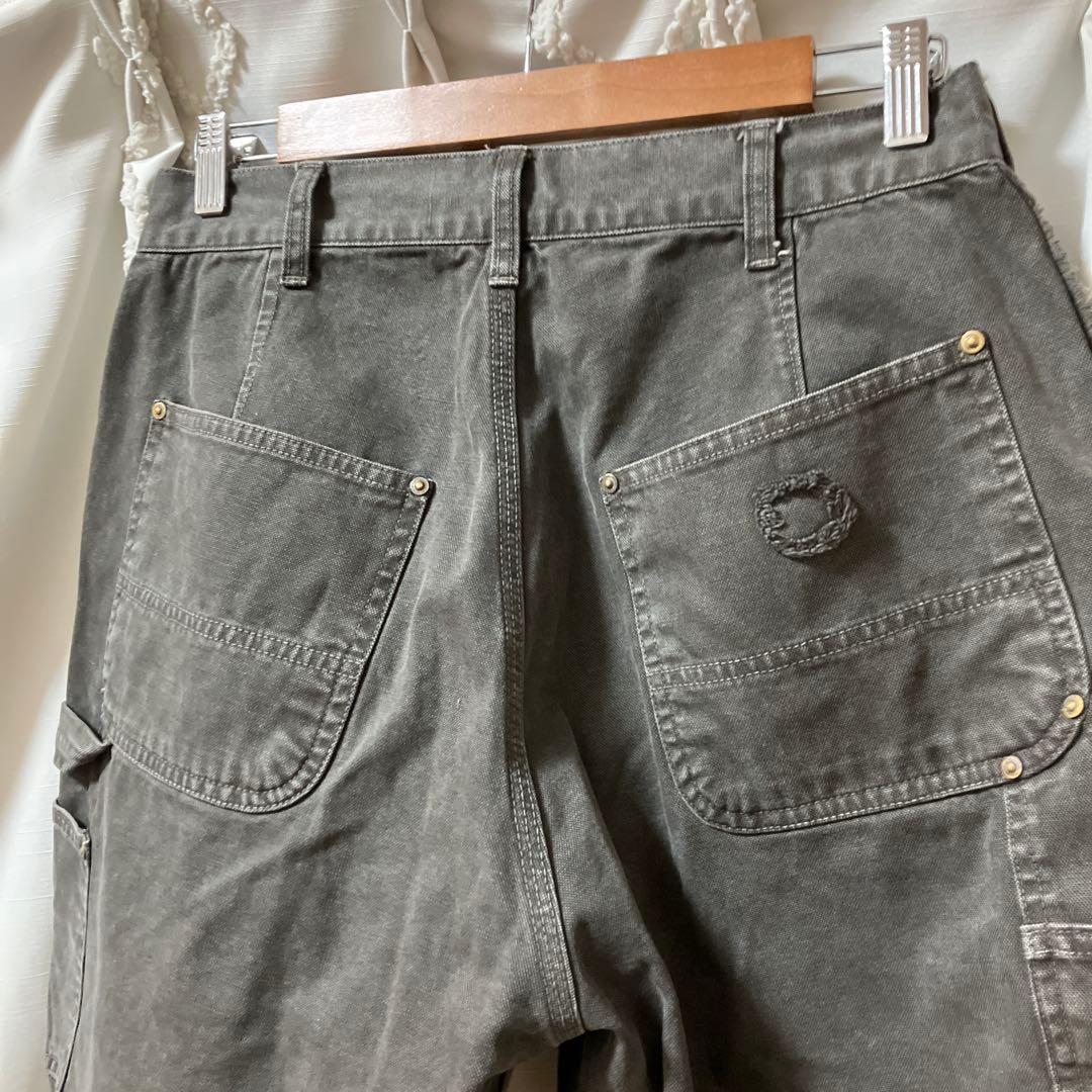 パンツ Distressed Double Knee Pants G-Brown M