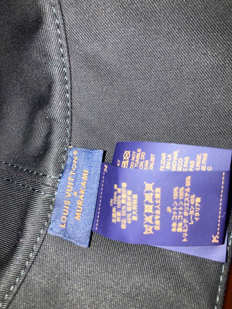 M 黒　ルイヴィトン　村上隆　ハット　バケハ　新品　LV モノグラム　国内正規品