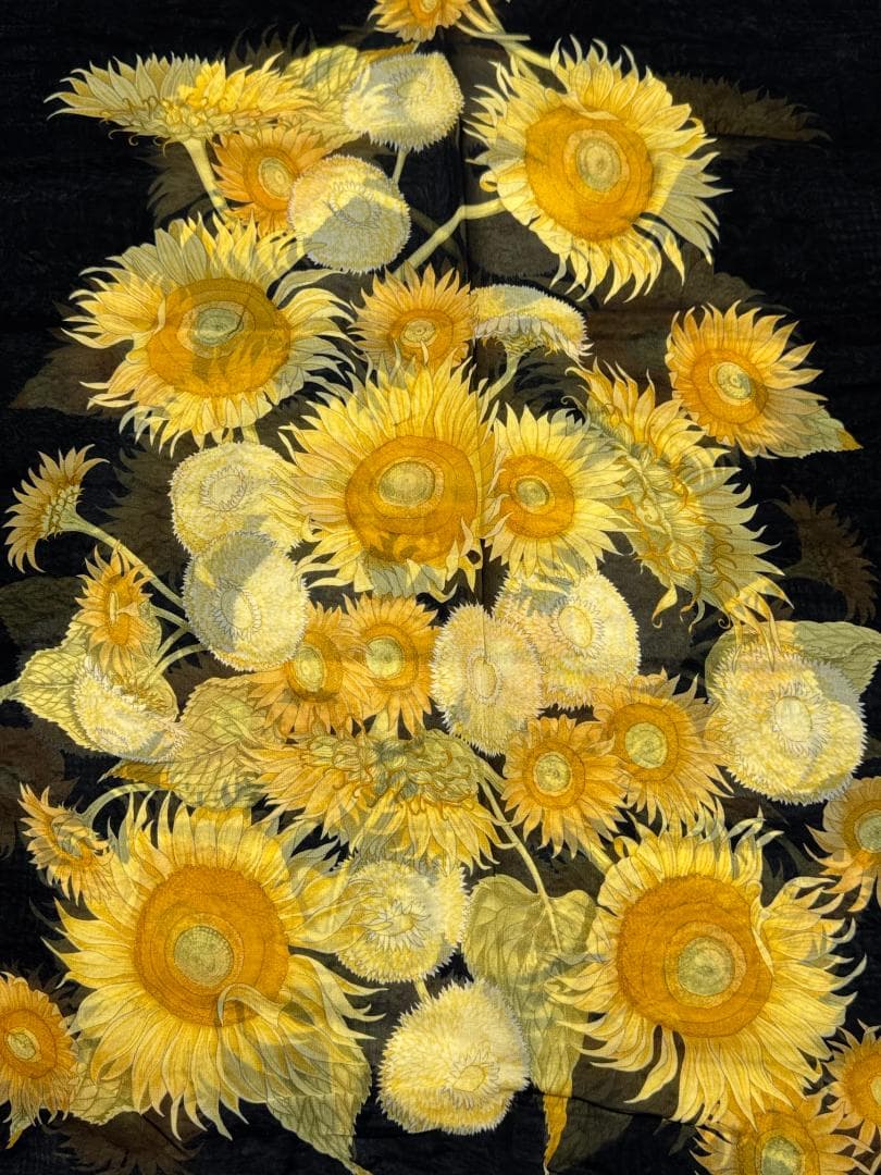 サルヴァトーレフェラガモ　シルク100％　ストール　ｗ2425-1023-①-③