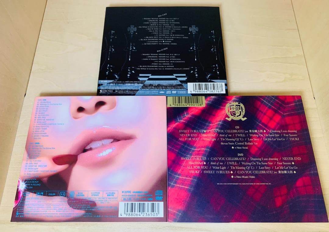 【初回盤】 安室奈美恵 CD アルバム まとめ売り セット CD+DVD