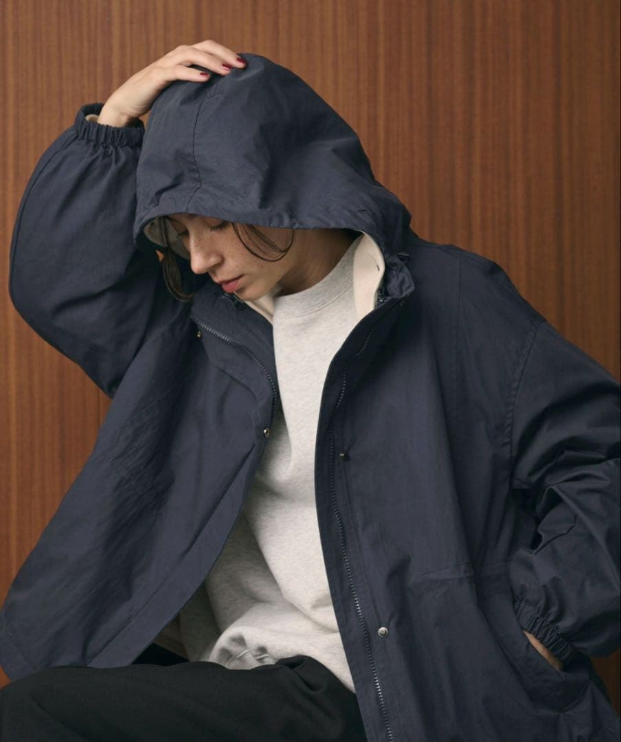 BEAUTY&YOUTH フード付き3wayジャケット ネイビー