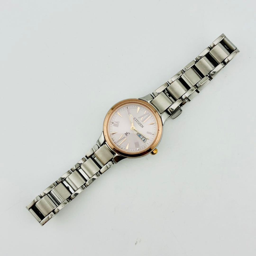 CITIZEN　xC 腕時計　SOLAR　ECODRIVE　デイデイト　シルバー