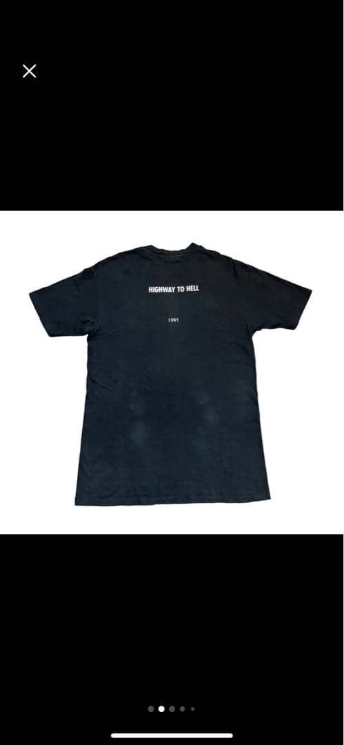 トップス 90s Real Skate AC/DC Parody