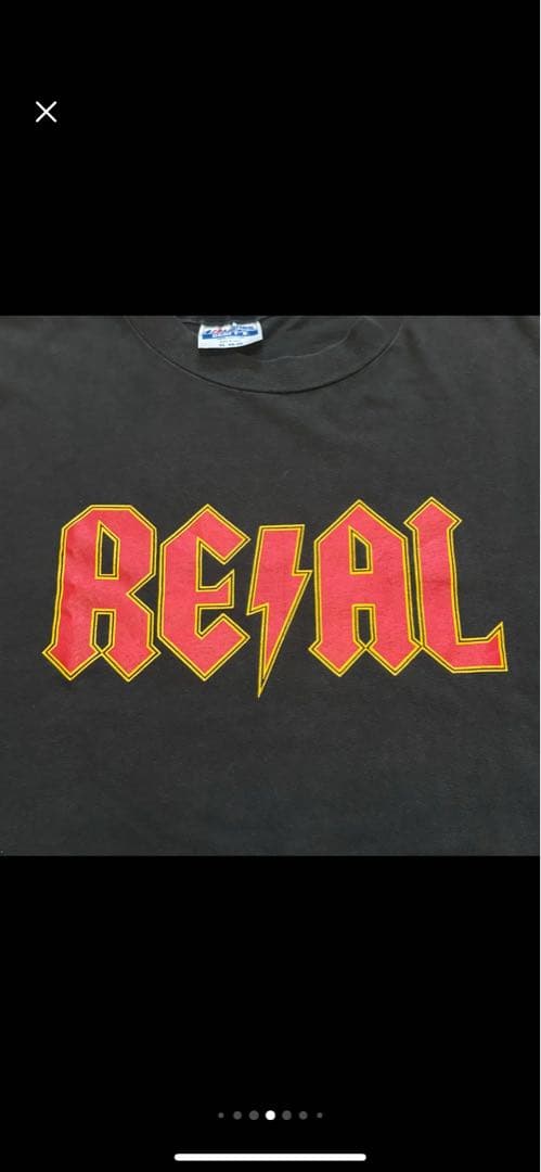 トップス 90s Real Skate AC/DC Parody