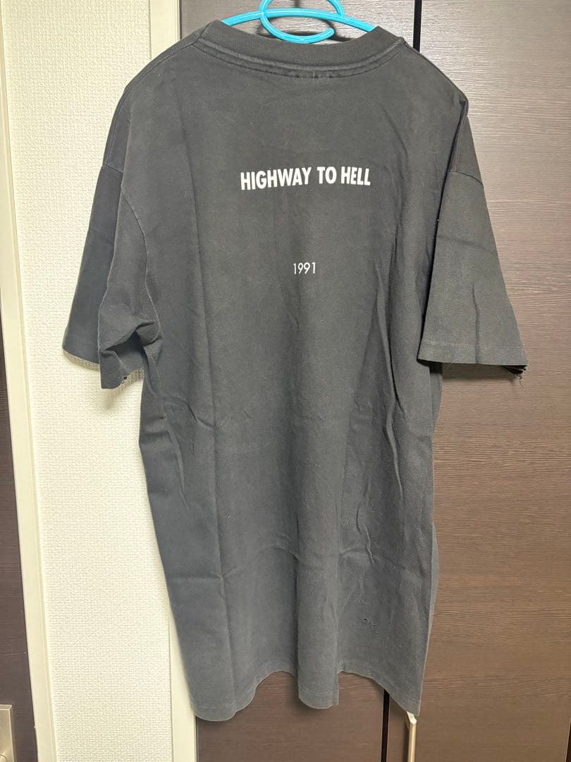 トップス 90s Real Skate AC/DC Parody